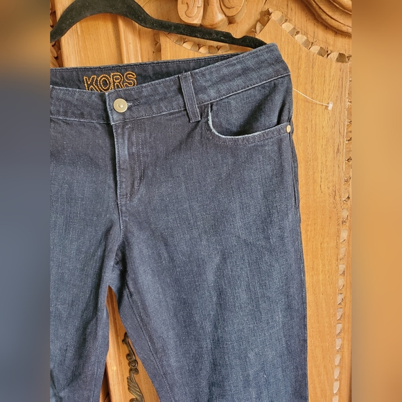 Kors Dark Navy Straight Jeans Size 10 Made In USA - Picture 8 of 8